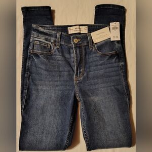 Hollister High Rise Skinny Jeans Size 0R 25 X 30 NWT